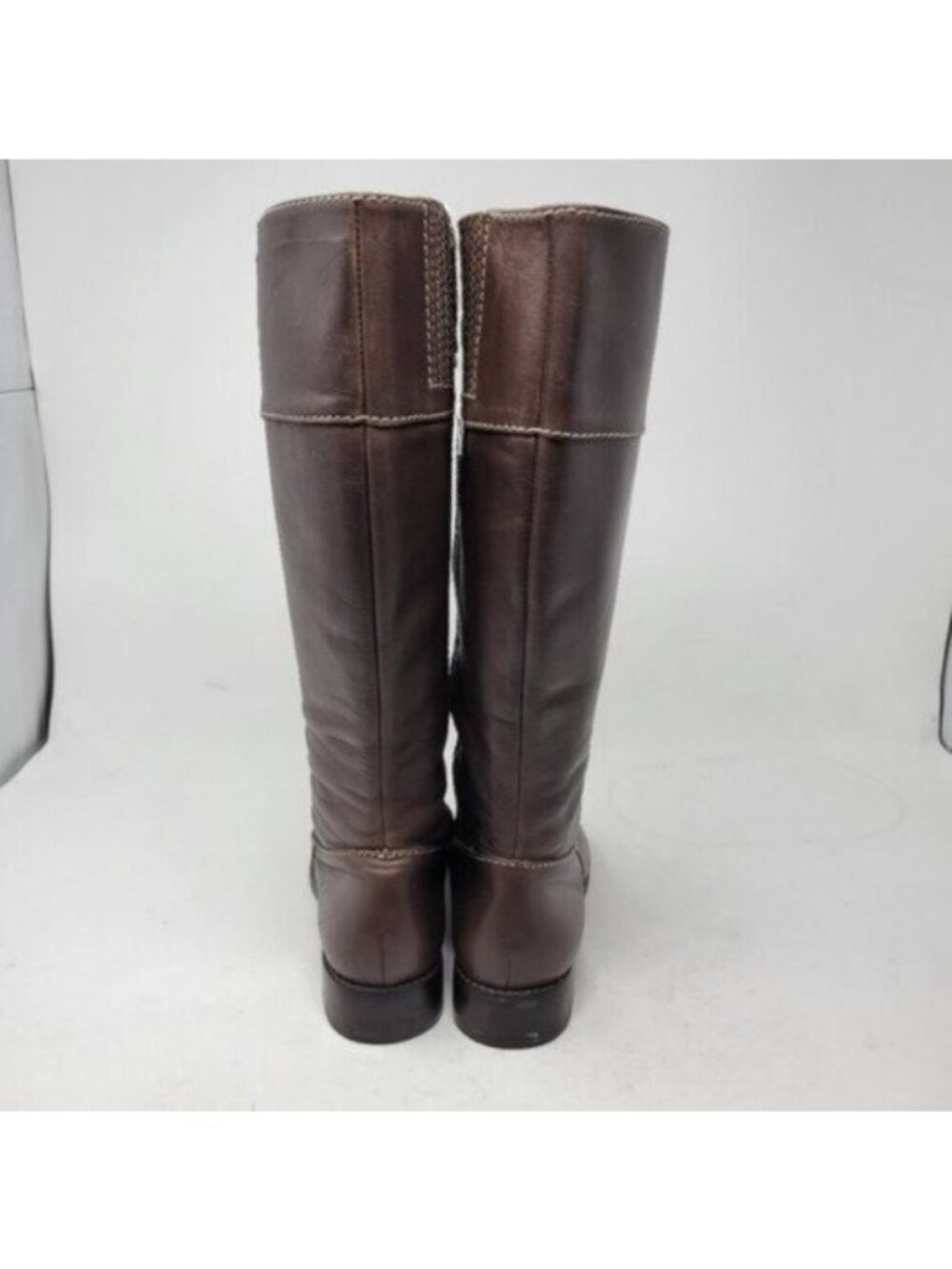 Boden | Leather Tall Knee High Riding Boots Brown - Picture 4 of 14